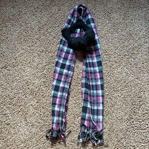 Winter scarf and earmuffs.